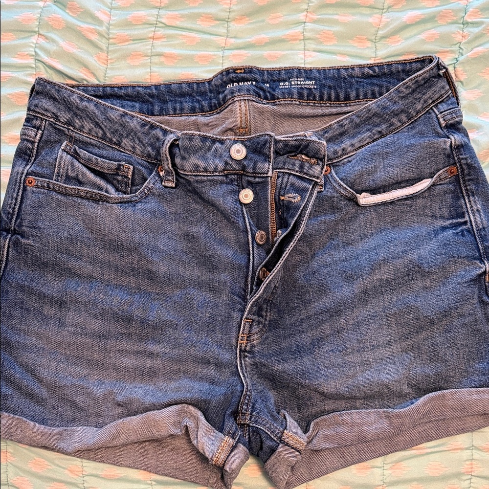 Old Navy Dark Blue Jean Shorts